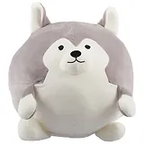 Мягкая игрушка Хаски в форме шара (48х28)