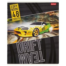 Тетрадь общая «Drift Team», 48 листов в клетку, А5, в ассортименте - Hatber