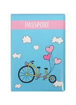 Обложка для паспорта Велосипед с шариками