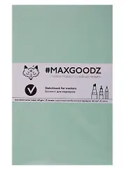 Скетчбук Maxgoodz для маркеров мятный (А5) (32л)