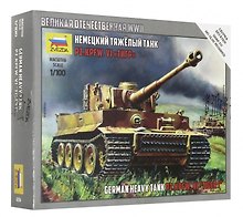 Сборная модель «Немецкий тяжелый танк PZ KPFW 6 Тигр», ZVEZDA (6256)
