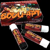 Краски, для тела, Аква-колор, Боди-арт, 6 цветов, 90 мл