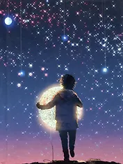 Книга для записей А6 64л кл. "Мое сновидение" 7БЦ, мат.лам, выб.лак, блестки «Золото», офсет