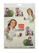 Декупажная карта Coca-Cola (S-001) (упаковка)