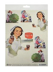 Декупажная карта Coca-Cola (S-001) (упаковка)