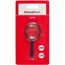 Лупа 10-кратная, 40 мм, GoodMark