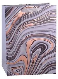 Пакет А3 42*32*11,5 "Blue marble" нейтр., бум.мат.ламинат 