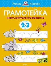 Грамотейка. Интеллектуальное развитие детей 2-3 лет