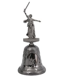 Колокол Волгоград.Родина-Мать (верх-фигурка-039 цв.черн.жемчуг)