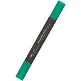 Маркер художественный "Сонет" изумрудн-зеленый, двухсторон., тонк. и широк.долото, Сонет