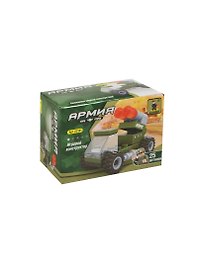 Конструктор пластмас. Армия Военный автомобиль (22101) (25дет.) (AUSINI) (6+) (коробка)