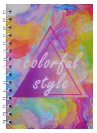 Тетрадь общая «Colorful style», 80 листов в клетку, А5, в ассортименте - Hai Bin