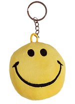 Брелок Смайл 8см (текстиль) 12-00698-smile