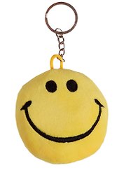 Брелок Смайл 8см (текстиль) 12-00698-smile