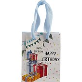 Пакет А6 14*11*6 Birthday Party нейтр., бум.мат.ламинат - 1