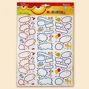 Наклейка (подписи) (C500150) (20х25) (бумажная)
