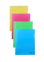 Папка-уголок А4 200мкм, ассорти, GoodMark