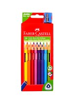 Карандаши цветные Faber-Castell, Jumbo, 20 цветов с точилкой