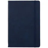 Ежедневник недат. А5 152л "Congress" индиго, иск.кожа, тв.переплет, на резинке, тонир.блок