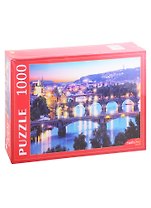 Пазл РЫЖИЙ КОТ 1000 эл. 68,5*48,5см. Вечерние мосты КБ1000-6887