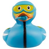 Игрушка для ванной, уточка резиновая FUNNY DUCKS "Уточка дайвер" (1863) - 1