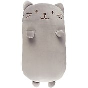 Мягкая игрушка Кот толстяк серый (текстиль) (40см)