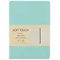 Записная книжка А6 80л "Soft Touch. Весенний мятный" иск.кожа, инт.обл., лин., тчк., нелин., ляссе, инд.уп. - 0