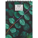 Скетчбук А4 60л "SKETCHBOOK. Микромир" белый офсет, 100г/м2, тв.обложка, евроспираль