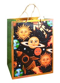 Пакет А4 33*26*13 "Космос",дет.,бум.мат.ламинат