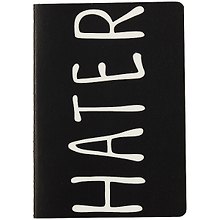 Записная книжка «Hater» А6, 32 листа в клетку, сшивка