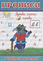 Прописи Буквы слоги слова (мУчПисать) Степанов