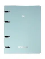 Тетрадь  120 листов, клетка, "Floreale. Smoky Sky" на кольцах