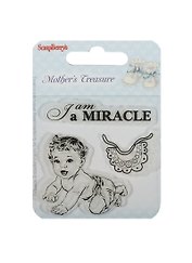 Набор штампов «Мамины Сокровища», 7х7 см, ScrapBerry's
