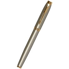Перьевая ручка Parker, IM Brushed Metal GT, синяя