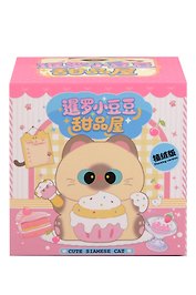 Фигурка Сиамский котик и сладости (7,7см) (пластик) (Blind Box) (12-191025-I37)