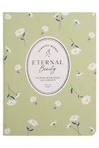 Записная книжка А6 32л кл. "Posy", зеленый, карт.обл., скоба, микротекстурирование, ламинация, тиснение золотой фольгой