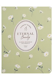 Записная книжка «Posy» А6, 32 листа в клетку, зеленый, скрепка, Be Smart