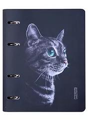 Тетрадь на кольцах в клетку Listoff, "Art line. 7", 120 листов