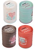 Копилка Бочка Карты (12х9) (металл) (12-22120-K80-20) - 2
