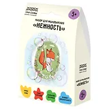 Набор для мыловарения ТРИ СОВЫ "Нежность", 1 мыло с картинкой