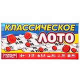 Лото классическое пластиковое. настольные игры Умные игры