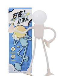 Мини-лампа LED Человечек-лампочка бежевый (17х6) (12-Wenhua-202508-L4)