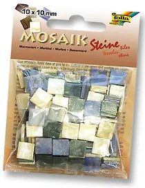 Мозаика для декор. Голубой (62202) (10х10 мм) микст (упаковка)