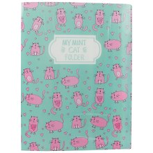 Папка с файлами «My cat in mint» А4, 40 файлов