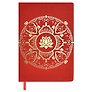 Ежедневник недатированный «Софт-тач. Арт-терапия» А5, красный, 160 листов, кожзам, Escalada