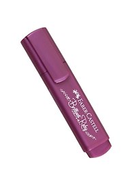 Текстовыделитель «Highlighter TL» розовый металлик, Faber-Castell