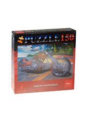 Пазлы 150 А4ф Motorbike (150П34_03344) (22х33см) (3+) (Hatber) (коробка)