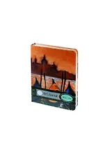 Книга для записей А5- 80л 130*190мм кл. "BOATS" тв.обл., печать на крафте, ляссе, ассорти, MODO ARTE