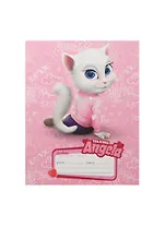Дневник для мл.кл. "Talking Tom and Friends. Анджела" 7Бц, выб.лак, мат.ламин, блестки, Unnika