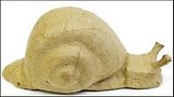 Фигурка из папье-маше объемная Улитка (SA138) (20,5х9,5х8,8см)